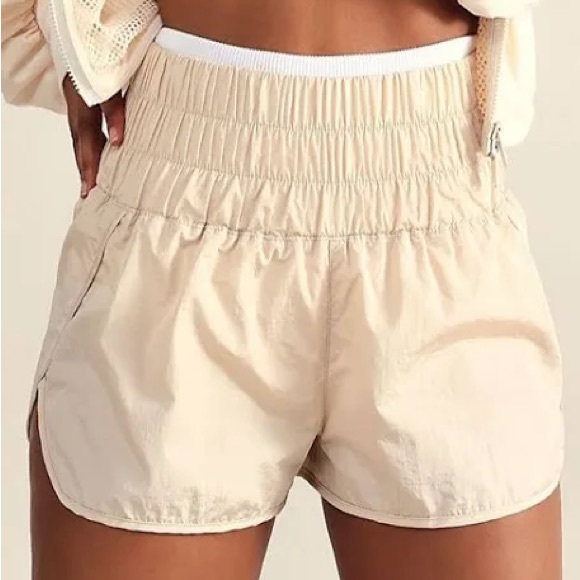 Free People Movement The Way Home Shorts- Beige - Picture 1 of 4
